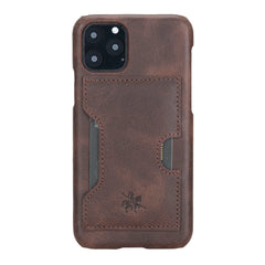Funda tipo billetera de cuero con bloqueo RFID Florence para iPhone 11 Pro