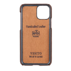 Funda tipo billetera de cuero con bloqueo RFID Florence para iPhone 11 Pro
