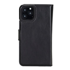 Funda tipo billetera de cuero con bloqueo RFID Florence para iPhone 11 Pro