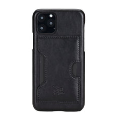Funda tipo billetera de cuero con bloqueo RFID Florence para iPhone 11 Pro