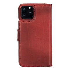 Funda tipo billetera de cuero con bloqueo RFID Florence para iPhone 11 Pro