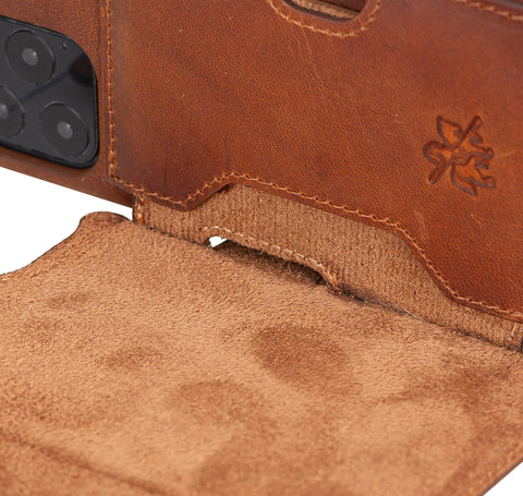 Florence RFID Blocking Leather Wallet Case for iPhone 11 Pro