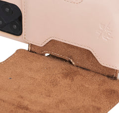 Funda tipo billetera de cuero con bloqueo RFID Florence para iPhone 11 Pro