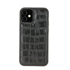 Funda de cuero Lucca Snap On para iPhone 12 Mini