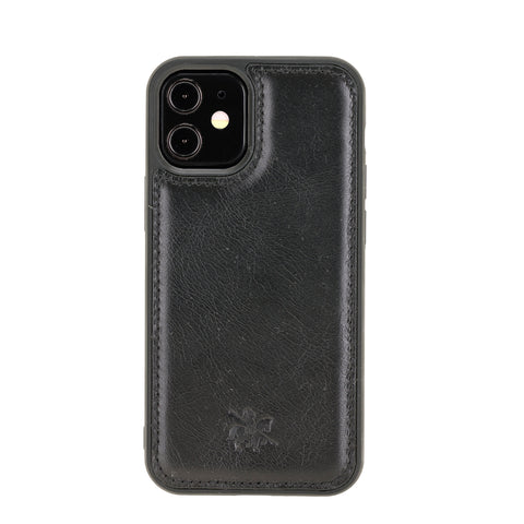 Funda de cuero Lucca Snap On para iPhone 12 Mini