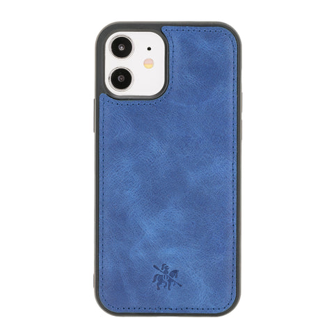 Funda de cuero Lucca a presión para iPhone 12