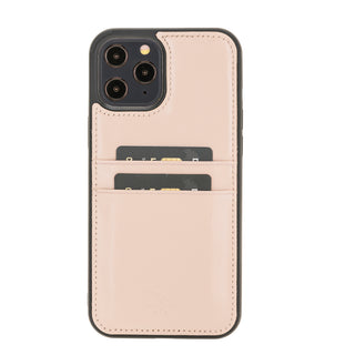 Funda tipo billetera de cuero Capri Snap On para iPhone 12 Pro Max