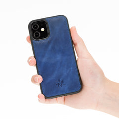 Funda de cuero Lucca Snap On para iPhone 12 Mini
