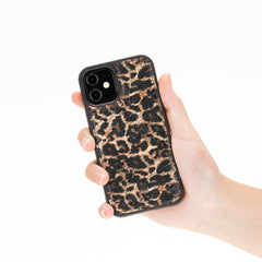 Funda de cuero Lucca Snap On para iPhone 12 Mini