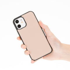 Lucca Snap On Leather Case for iPhone 12