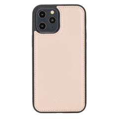 Funda de cuero Lucca Snap On para iPhone 12 Pro