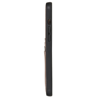 Funda tipo billetera de cuero Capri Snap On para iPhone 12 Pro Max