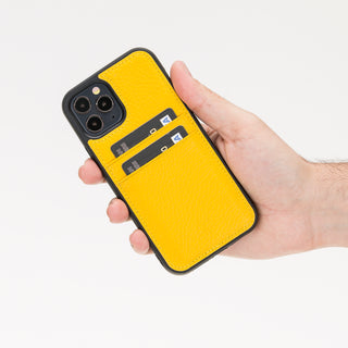 Funda tipo billetera de cuero Capri Snap On para iPhone 12 Pro Max
