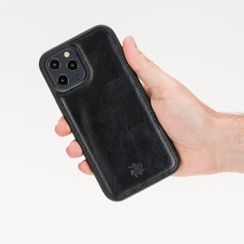 Lucca Snap On Leather Case for iPhone 12 Pro Max