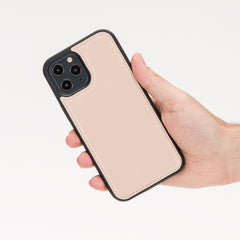 Funda de cuero Lucca Snap On para iPhone 12 Pro