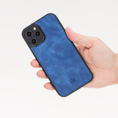 Funda de cuero Lucca Snap On para iPhone 12 Pro