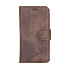 Funda tipo billetera de cuero con bloqueo RFID Florence para iPhone 12 Mini