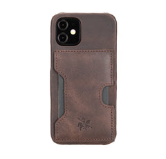 Funda tipo billetera de cuero con bloqueo RFID Florence para iPhone 12 Mini