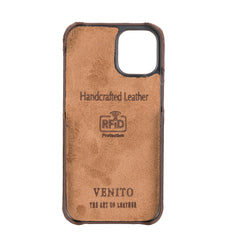 Funda tipo billetera de cuero con bloqueo RFID Florence para iPhone 12 Mini