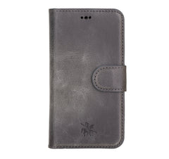 Funda tipo billetera de cuero con bloqueo RFID Florence para iPhone 12 Mini