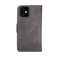 Funda tipo billetera de cuero con bloqueo RFID Florence para iPhone 12 Mini