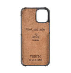 Funda tipo billetera de cuero con bloqueo RFID Florence para iPhone 12 Mini