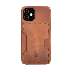 Funda tipo billetera de cuero con bloqueo RFID Florence para iPhone 12 Mini