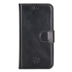 Funda tipo billetera de cuero con bloqueo RFID Florence para iPhone 12 Mini