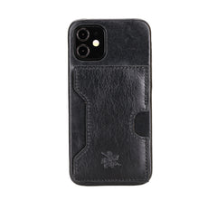 Funda tipo billetera de cuero con bloqueo RFID Florence para iPhone 12 Mini