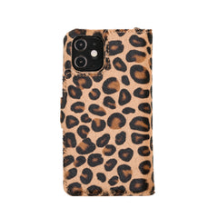 Funda tipo billetera de cuero con bloqueo RFID Florence para iPhone 12 Mini