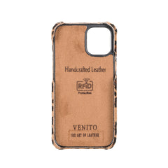 Funda tipo billetera de cuero con bloqueo RFID Florence para iPhone 12 Mini