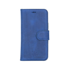 Funda tipo billetera de cuero con bloqueo RFID Florence para iPhone 12 Mini