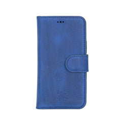 Funda tipo billetera de cuero con bloqueo RFID Florence para iPhone 12 Mini