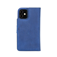 Funda tipo billetera de cuero con bloqueo RFID Florence para iPhone 12 Mini