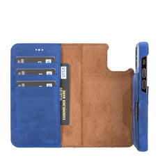 Funda tipo billetera de cuero con bloqueo RFID Florence para iPhone 12 Mini
