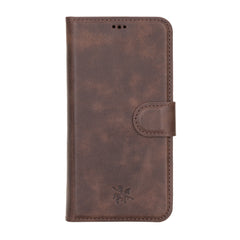 Funda tipo billetera de cuero con bloqueo RFID Florence para iPhone 12 Pro