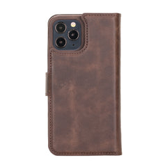 Funda tipo billetera de cuero con bloqueo RFID Florence para iPhone 12 Pro