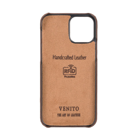 Funda tipo billetera de cuero con bloqueo RFID Florence para iPhone 12 Pro
