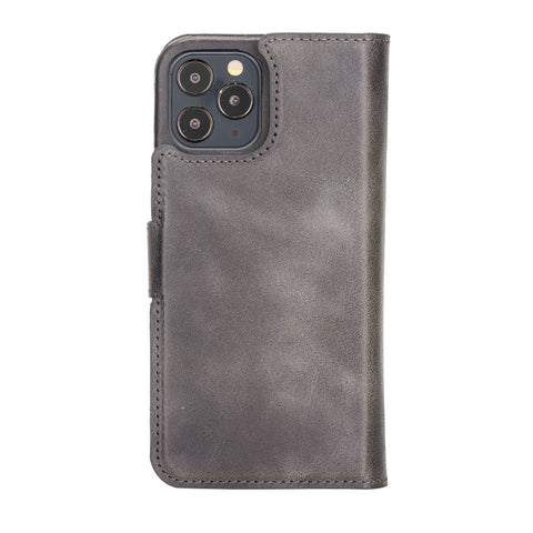 Funda tipo billetera de cuero con bloqueo RFID Florence para iPhone 12 Pro