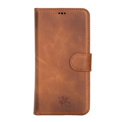 Funda tipo billetera de cuero con bloqueo RFID Florence para iPhone 12 Pro