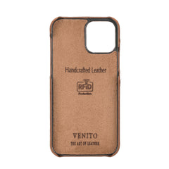 Funda tipo billetera de cuero con bloqueo RFID Florence para iPhone 12 Pro