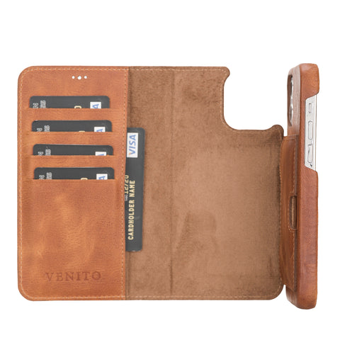Florence RFID Blocking Leather Wallet Case for iPhone 12