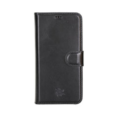 Funda tipo billetera de cuero con bloqueo RFID Florence para iPhone 12 Pro