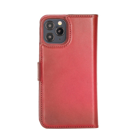 Funda tipo billetera de cuero con bloqueo RFID Florence para iPhone 12 Pro
