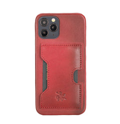Funda tipo billetera de cuero con bloqueo RFID Florence para iPhone 12 Pro