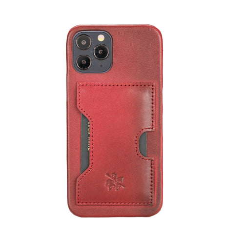 Funda tipo billetera de cuero con bloqueo RFID Florence para iPhone 12 Pro