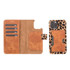 Funda tipo billetera de cuero con bloqueo RFID Florence para iPhone 12 Pro