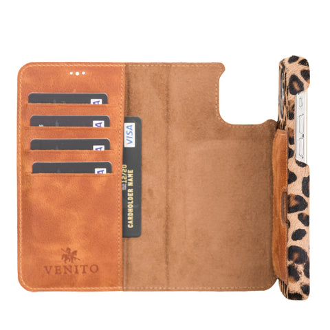 Florence RFID Blocking Leather Wallet Case for iPhone 12