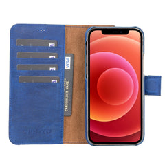 Funda tipo billetera de cuero con bloqueo RFID Florence para iPhone 12 Pro