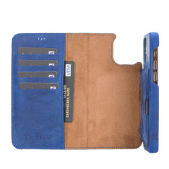 Funda tipo billetera de cuero con bloqueo RFID Florence para iPhone 12 Pro